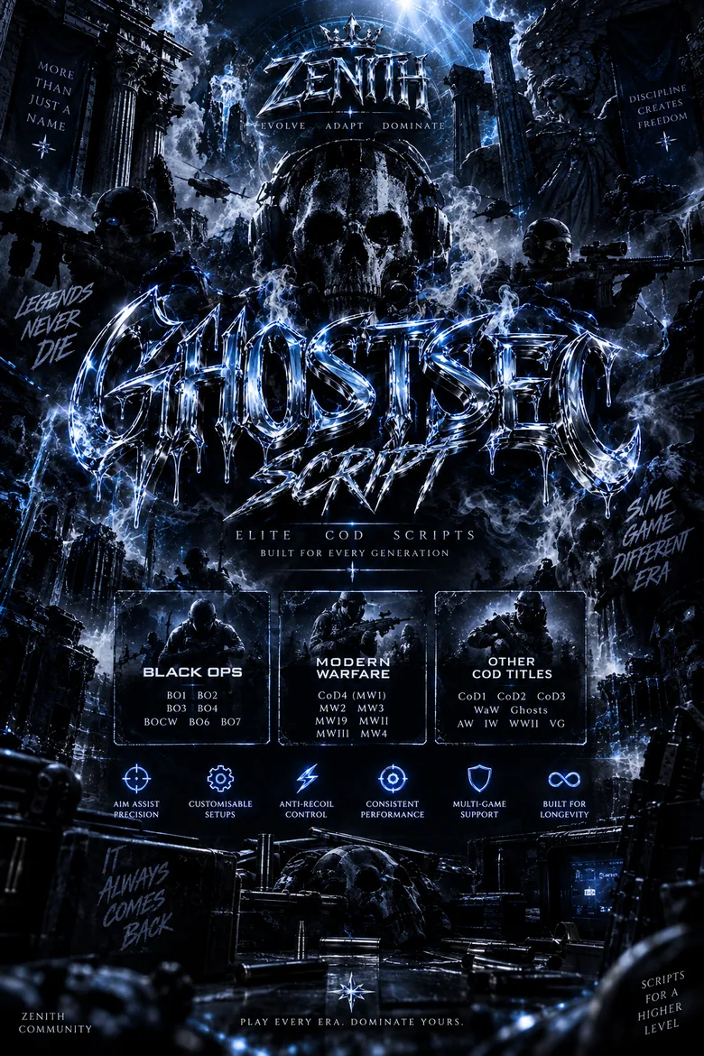 GHOSTSEC, the Call of Duty script poster