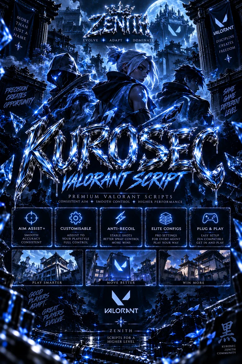 KUROSEC, the Valorant script poster