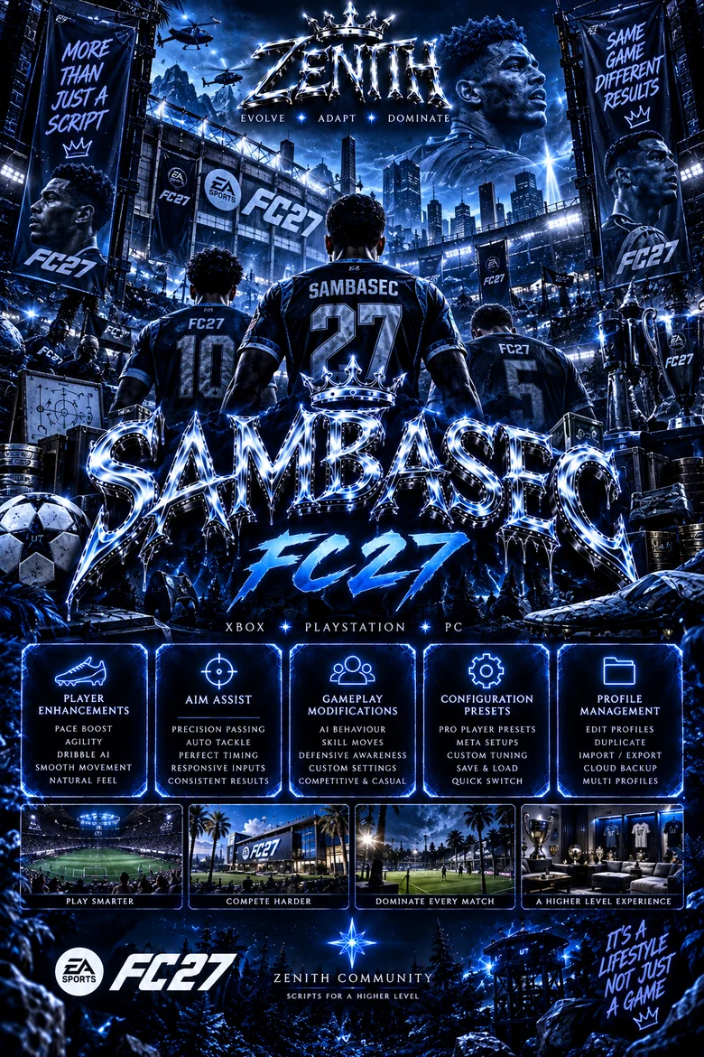 SAMBASEC, the EA FC 27 script poster